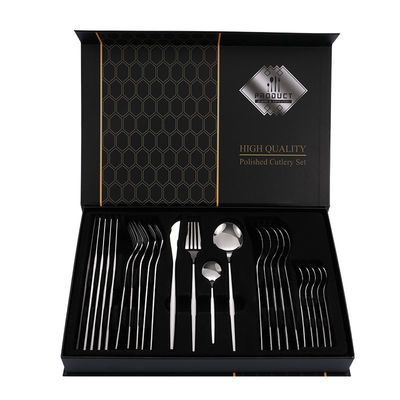 Set de couverts en or de mariage 101 Plateau en acier inoxydable avec ensemble de souvenirs en boîte
