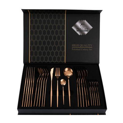 Set de couverts en or de mariage 101 Plateau en acier inoxydable avec ensemble de souvenirs en boîte