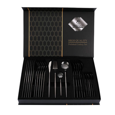 Set de couverts en or de mariage 101 Plateau en acier inoxydable avec ensemble de souvenirs en boîte