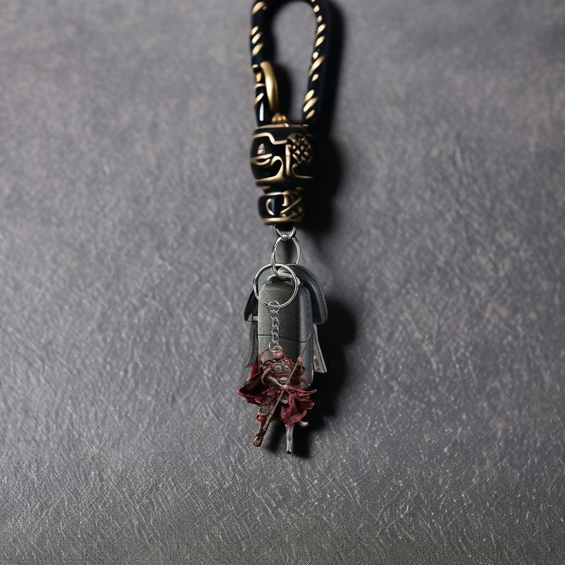 Mythe noire de la sorcière Wukong pendentif porte-clés acrylique 2D pour décor de voiture sac à dos transfrontalier