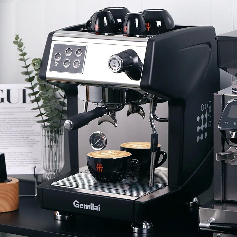 Machine à expresso à tête unique professionnelle pour bureau Capteur Bluetooth de matériau de cuivre