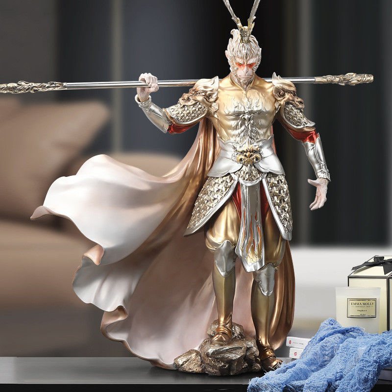 Wukong contre figure de Bouddha Golden Hoop Roi singe Ornement de bureau à domicile