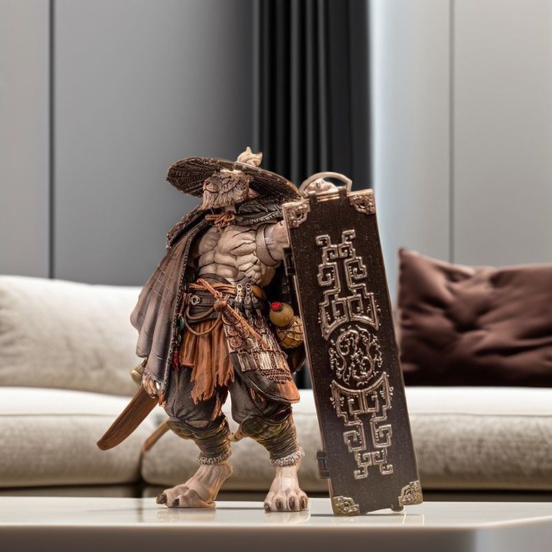 La Blade Master Weng Tiger Action Figure de Maestro Union est une version blanche sur mesure.