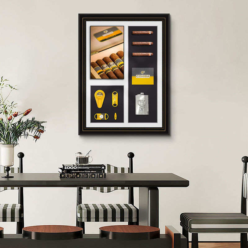 Peinture artistique 3D de cigare de style post-moderne parfaite pour les cafés et les restaurants