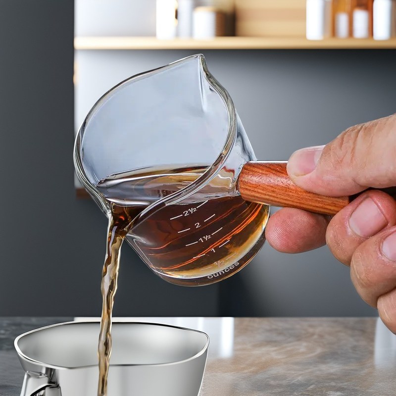 100 ml Capacité petite tasse de café en verre transparent avec couvercle et conception à double bouche