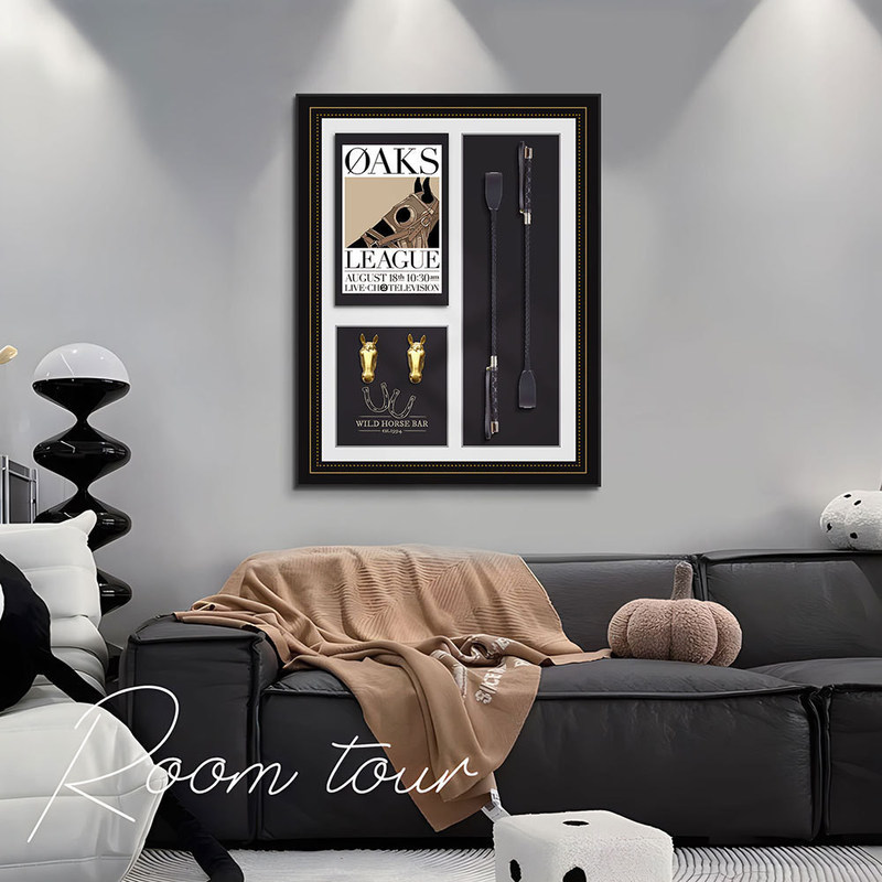 Package en une pièce European Equestrian 3D Mural pour le salon décoration d'entrée