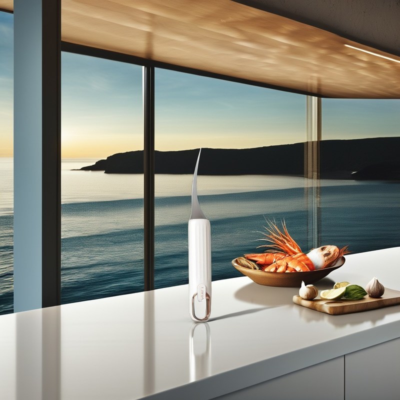 Couteau de décapage de crevettes métalliques et outil de transformation de l'écaille de poisson pour la préparation des fruits de mer