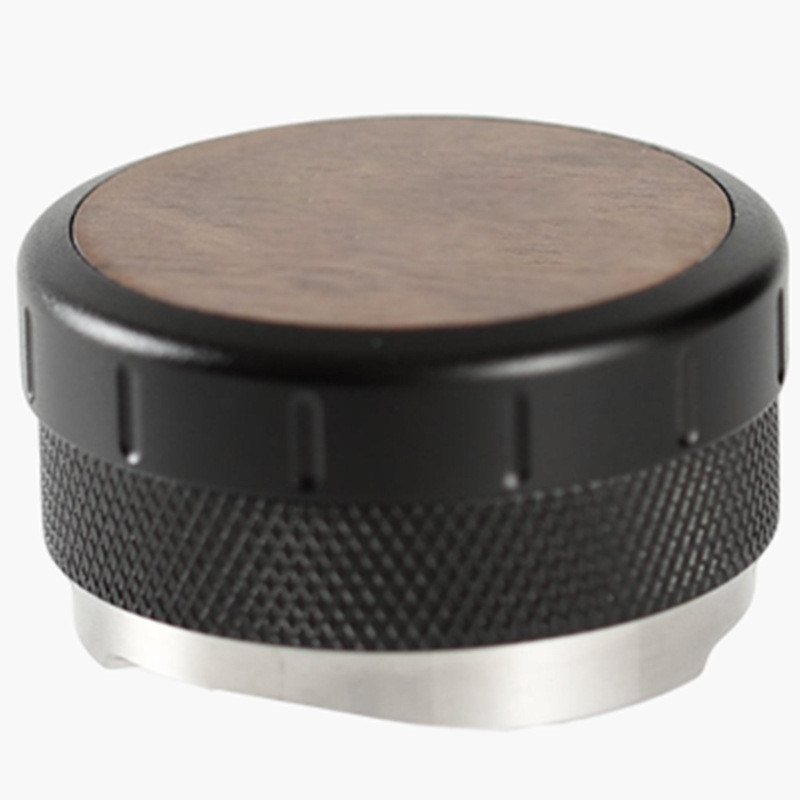 Manipulateur d' espresso réglable en hauteur avec base en acier inoxydable et outil de barista portable