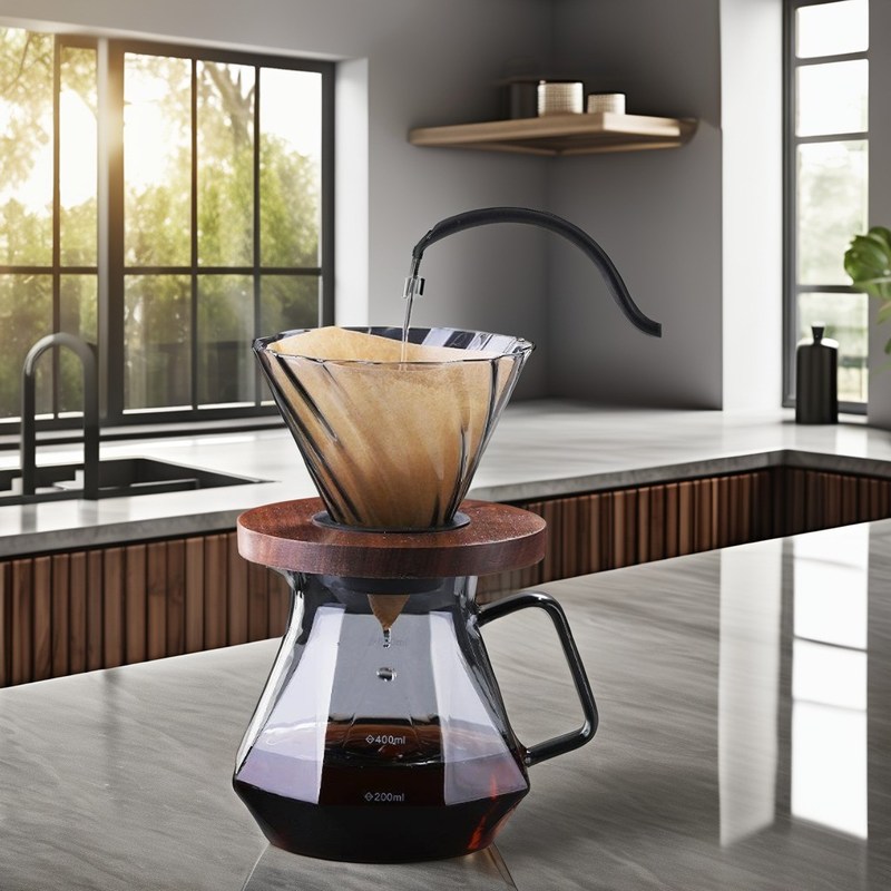 Un filtre à expresso en verre à haute teneur en borosilicate est le choix ultime pour la vie quotidienne à la maison.