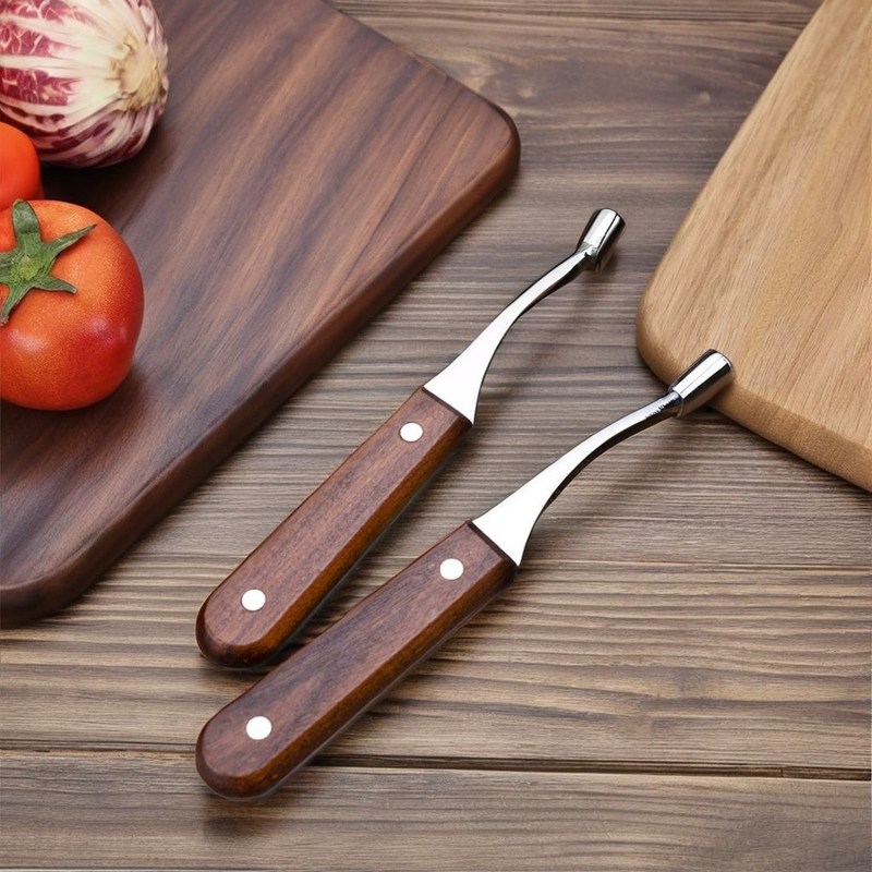 Logo personnalisé Logo polyvalent Peigneuse à crevettes en acier inoxydable et couteau à ventre de poisson