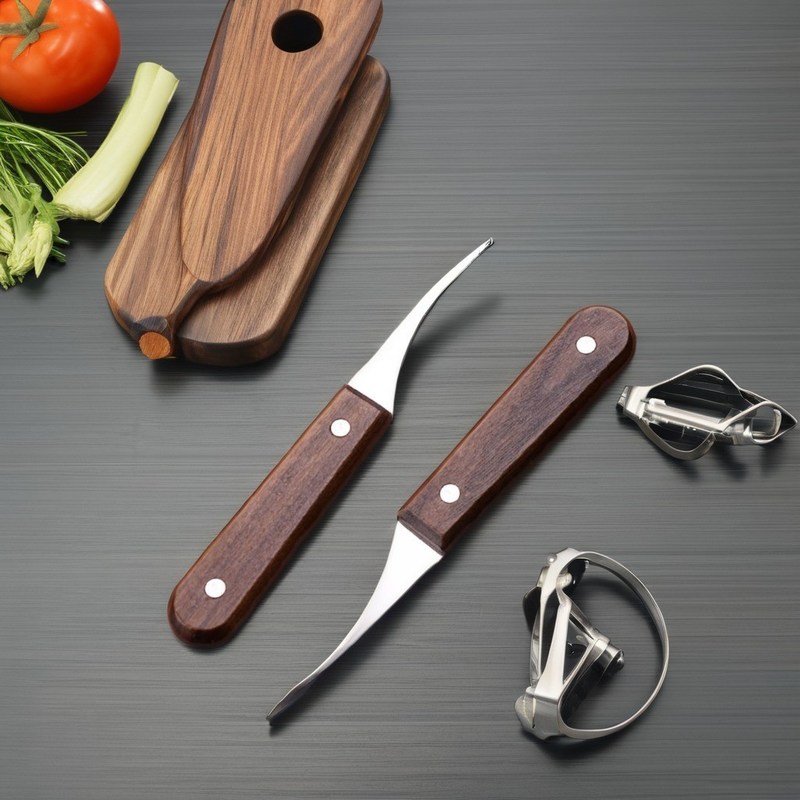 Préparer efficacement les poissons et fruits de mer avec ce éplucheur de crevettes en acier inoxydable durable