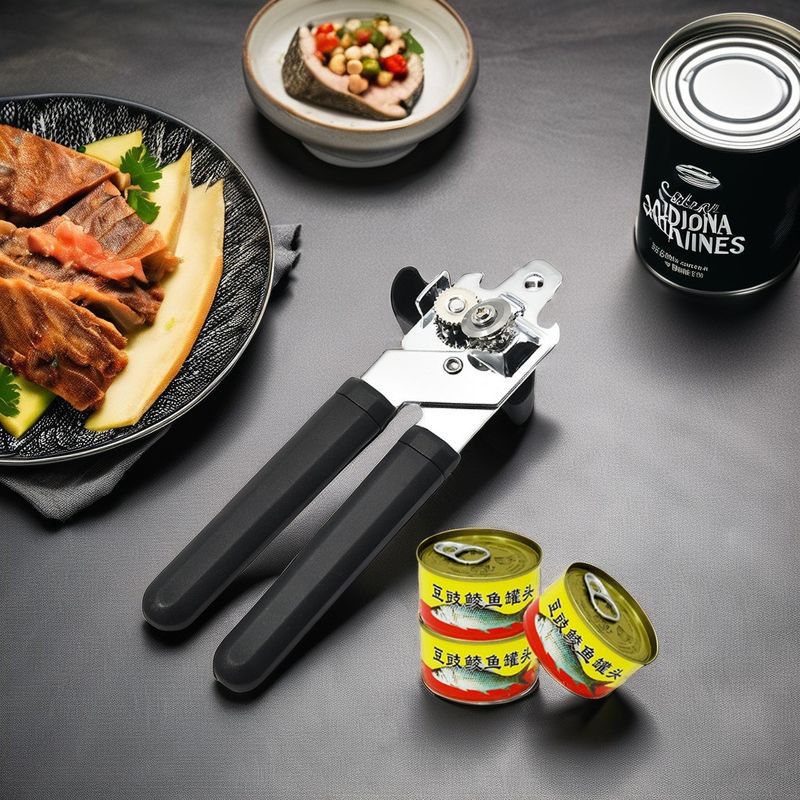Alliage en acier inoxydable ouvre-boîtes manuel cuisine ménagère poignée en plastique de couleur personnalisée