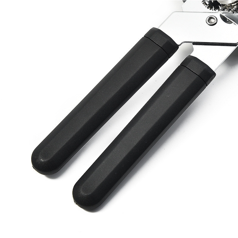 Ouvre-bouteille manuel simple pour les poignées en métal inoxydable et en plastique