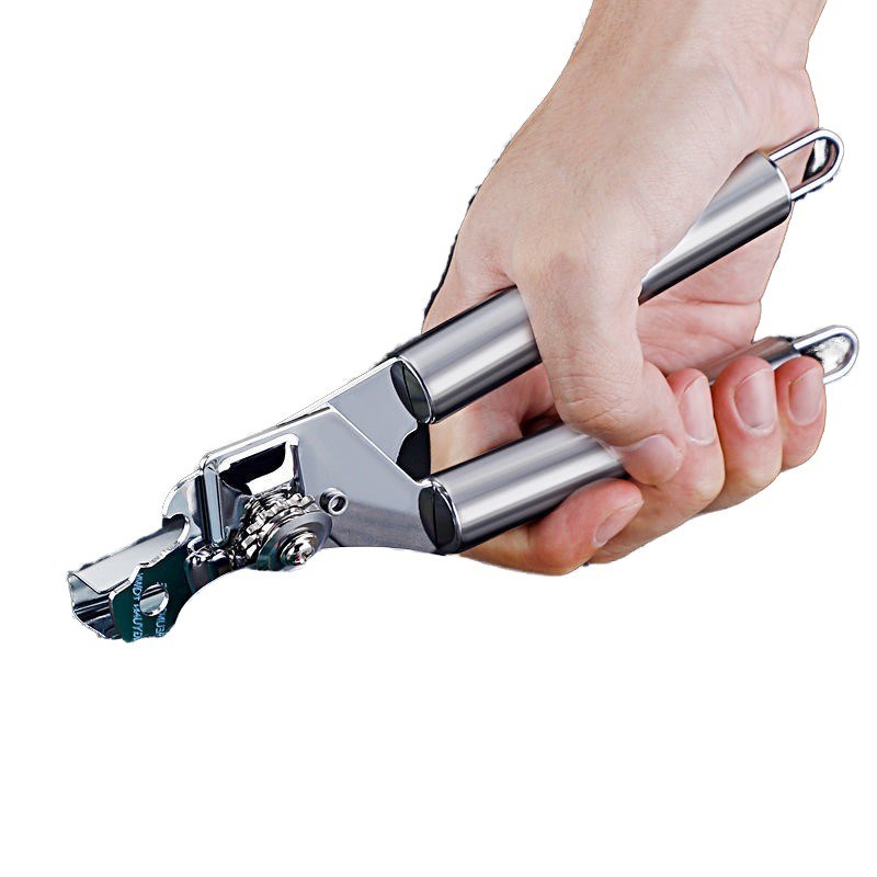 Compact ouvre-boîtes 3 en 1 multifonctionnel pour cuisine et hôtel avec tire-bouchon intégré