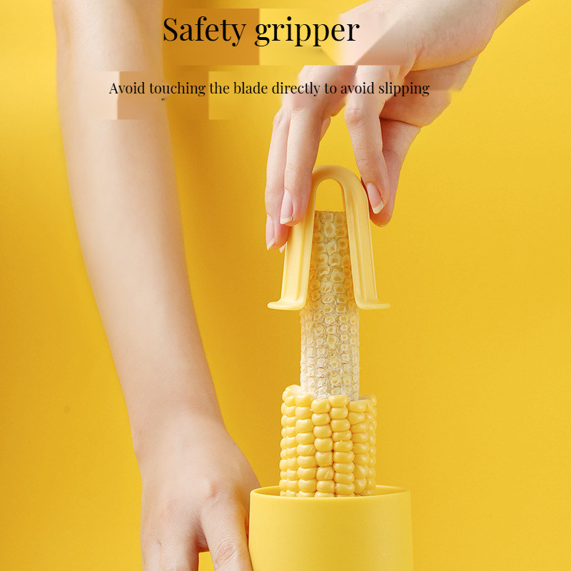 Coupeuse de légumes à la main Coupeuse de maïs en acier inoxydable