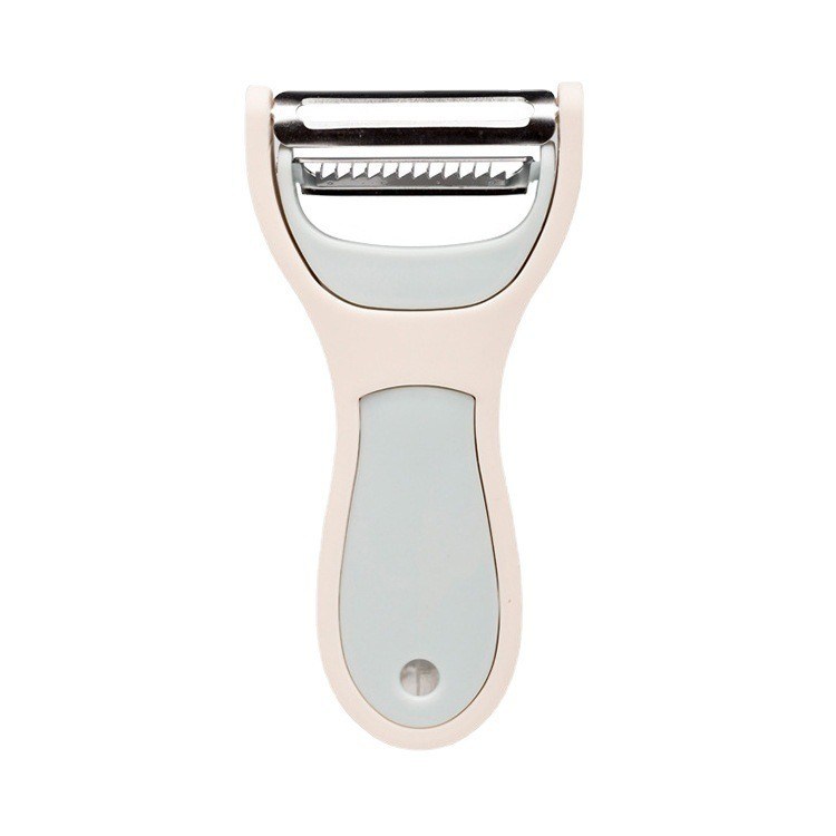 Lames d'acier inoxydable tranchantes à double fonction manuelle mini-métal éplucheuse de fruits et légumes