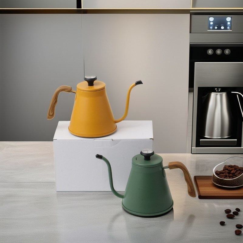 Cuve à café à col d'oie pour verser sur la brasserie en acier inoxydable alimentaire