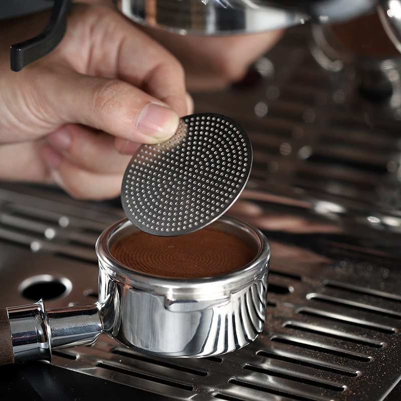 BAMBOO Barista professionnel Espresso Accessoires de café Écran en acier inoxydable de 51 mm