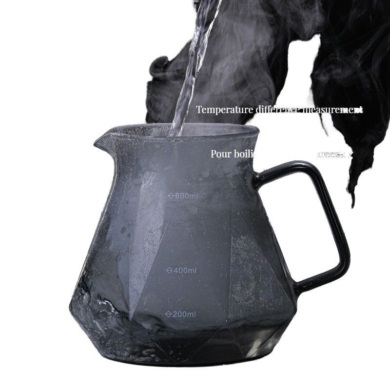 Appareils de bureau de type de boisson Set de thé et de café Durable Borosilicate transparent goutte à goutte