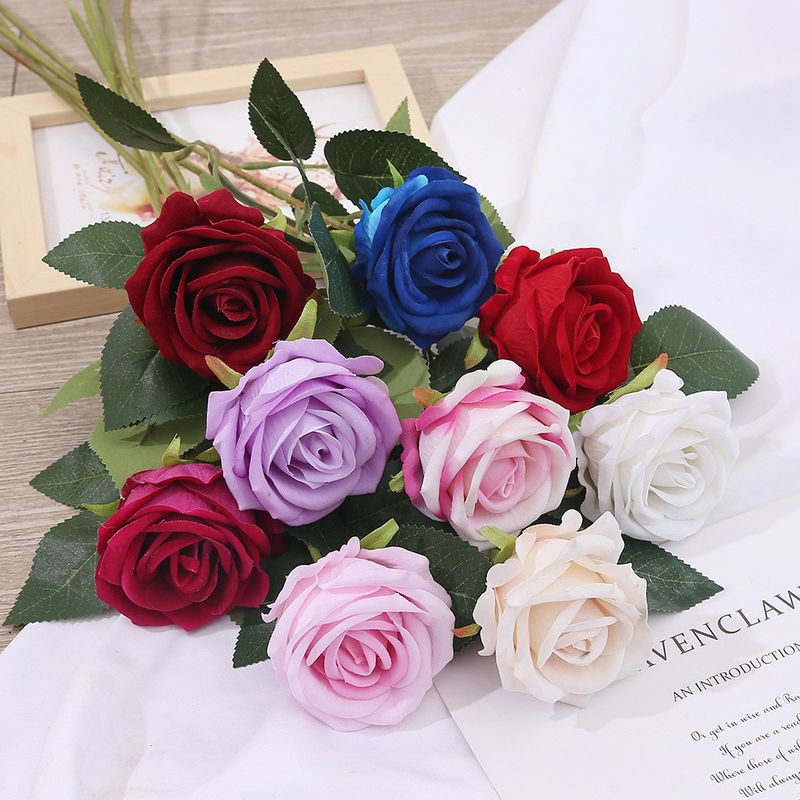 Des fleurs d'hortensia artificielles de 51 cm pour la décoration de la maison Mariages Graduation de Noël