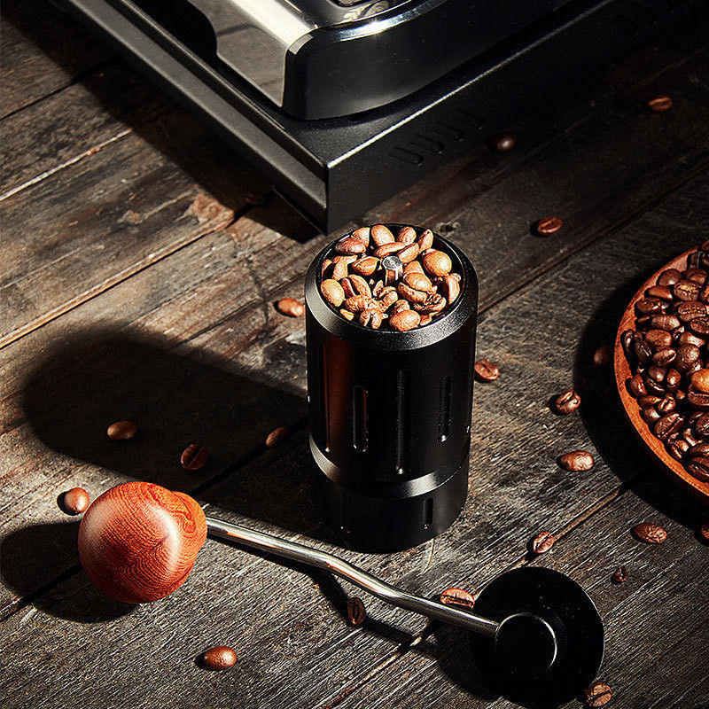 Moulin à café sans fil avec un design moderne, une vitesse réglable et une broche plate de 48 mm réutilisable