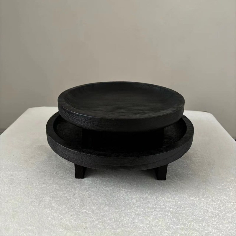 Outil de présentation de bois rustique personnalisable pour les outils de cuisson