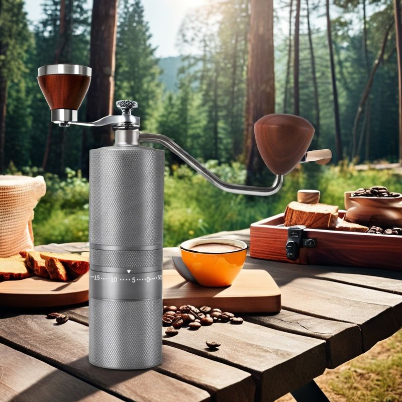 Sac de voyage en acier inoxydable moulin à expresso moulin à café portable moderne C2 pour café