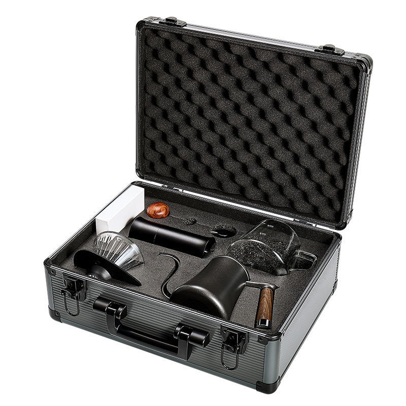 Tout en un Kit Barista Bouilloire pour les voyages en plein air Camping Set de café versé