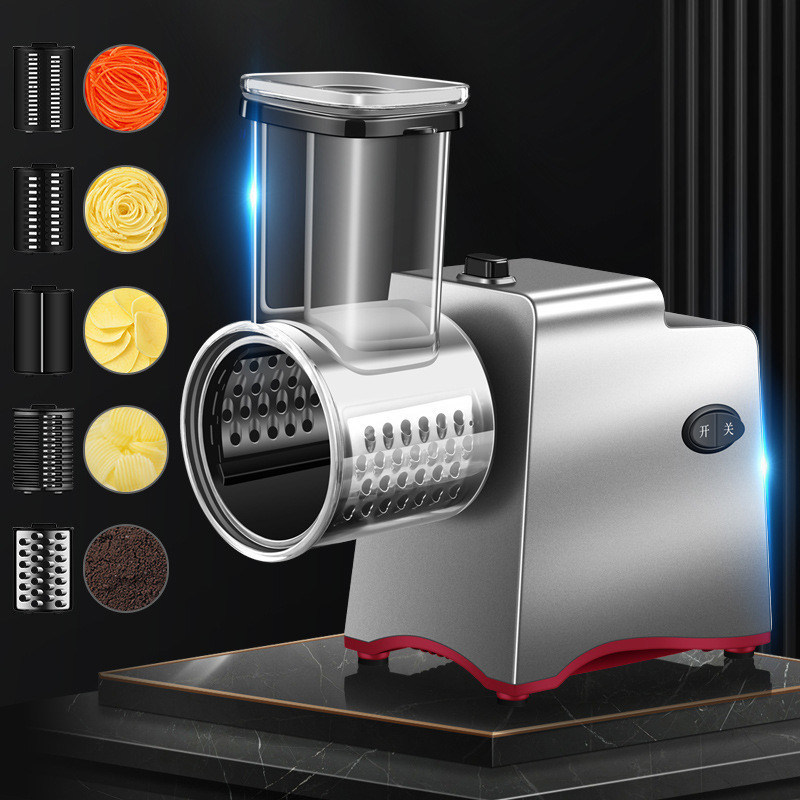 Gratificateur de légumes électrique grand-calibre machine de déchiquetage de fromage de bambou pour Formaggio 250W