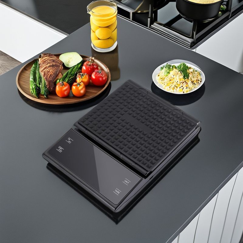 Écran LCD rétroéclairé et chronomètre 3 kg/0,1 g Échelle à goutte à goutte à café à batterie pour mesurer le poids