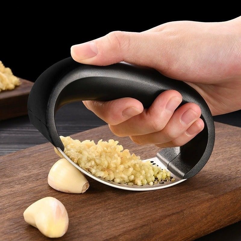 Logo personnalisé facile de nettoyer les gadgets de cuisine en bambou Minceur pour le gingembre et l'ail trancheur