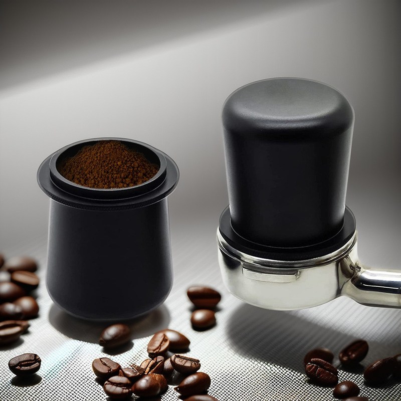 51/58mm Coupe à café en alliage d'aluminium respectueux de l'environnement avec tasse de dosage