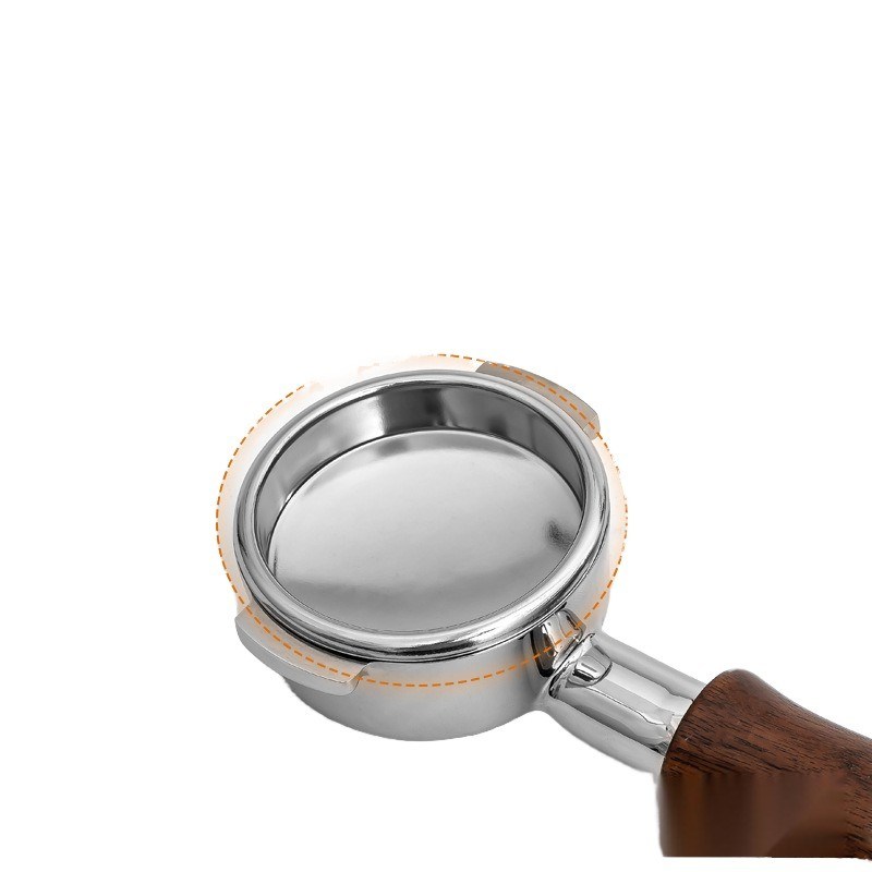 Fonction de lait mousseux en acier inoxydable Portafiltre à café panier à l'aveugle pour machines à expresso