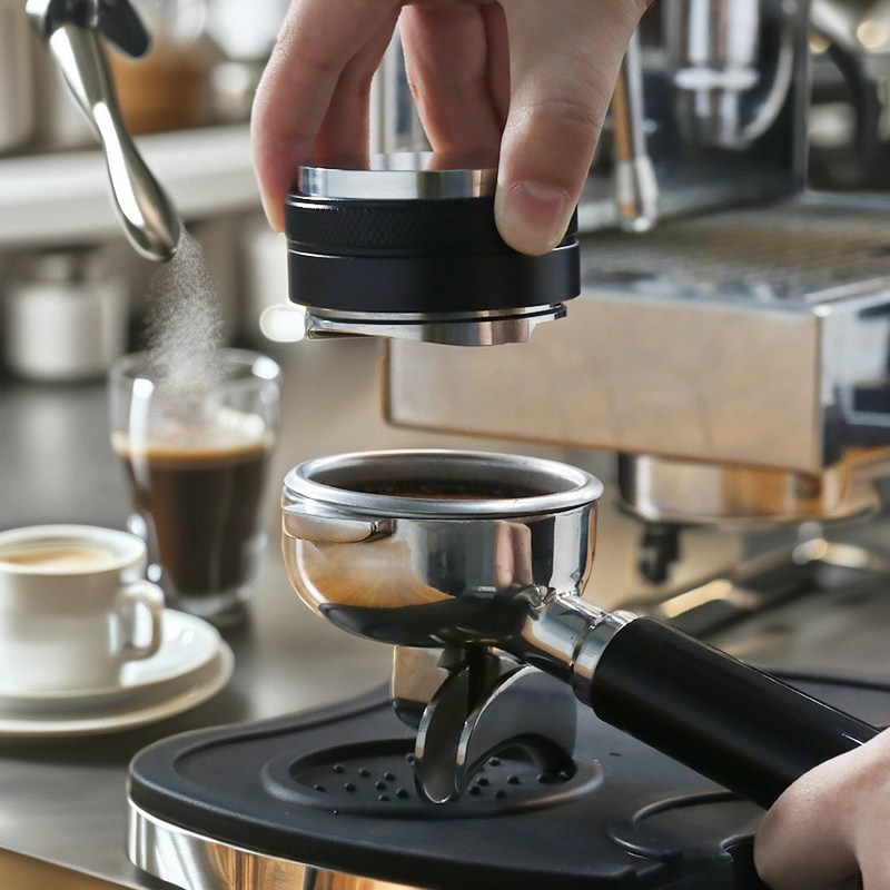 Outil de nivellement de café métallique pour les accessoires de café Distributeur à double tête 54 mm