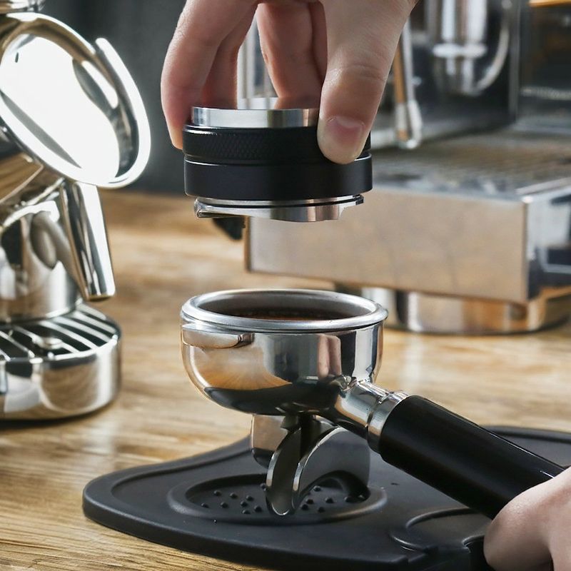 Équipement de nivellement de grains de café en acier inoxydable de 51 mm avec double tête