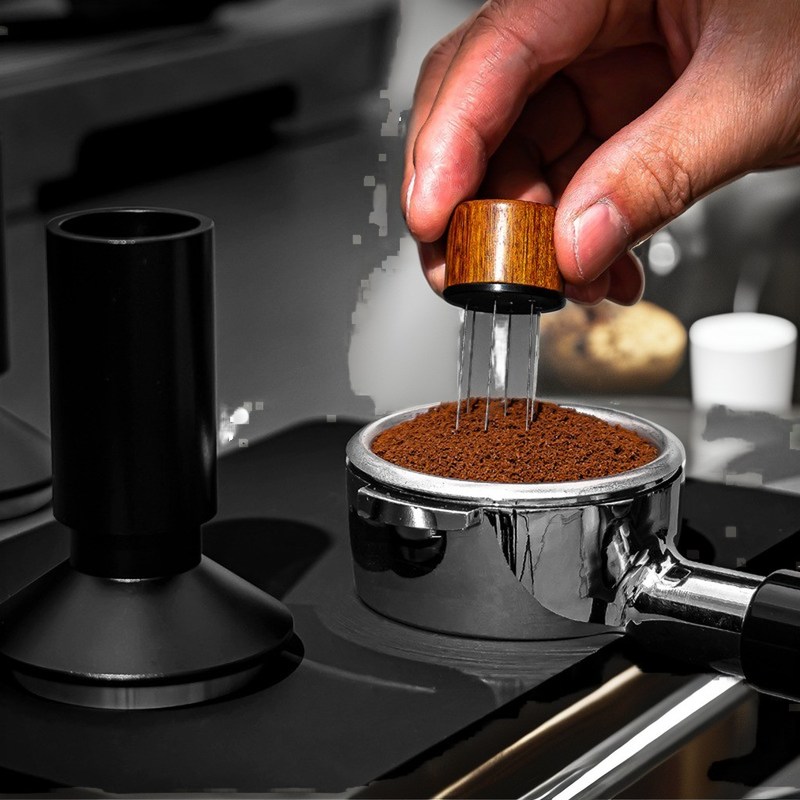 Espresso Perfection 2 en 1 distributeur d'aiguilles WDT pour les professionnels 51mm 53mm 58mm Tailles