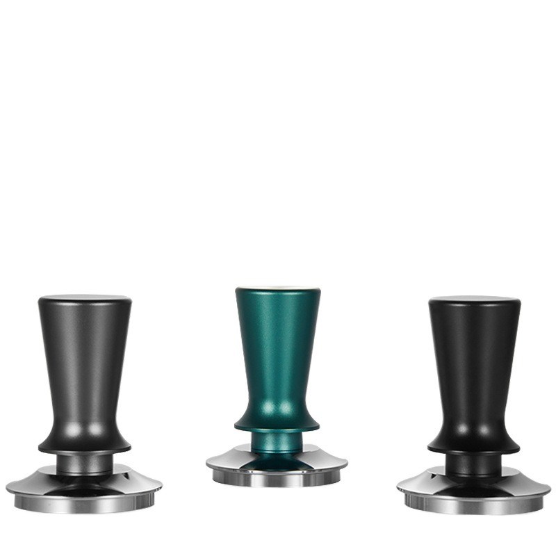 Manipulateur d'espresso à pression et charge de ressort calibré pour grains de café en acier inoxydable