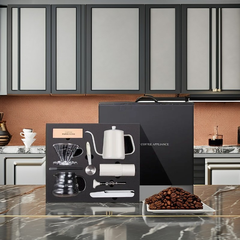 Moulin à café à vitesse réglable 48 mm à broyeur plat sans fil, à secouer à la main, en acier inoxydable réutilisable