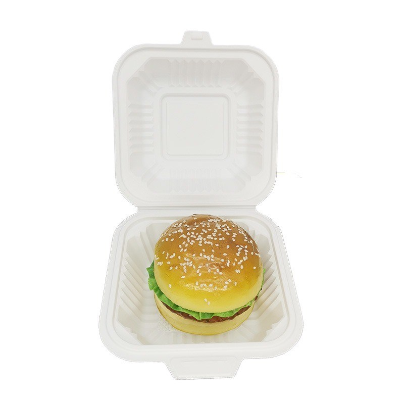 Emballage d'aliments blancs échangeable en micro-ondes, coffre-fort carré, boîtes à lunch en plastique avec couvercle