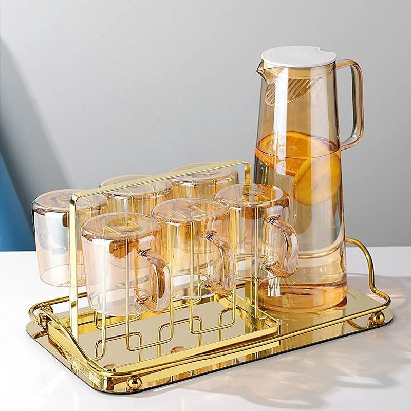 Accueil Hospitalité Mug de verre de style nordique Minimaliste salon tasse à thé pour le thé et le café