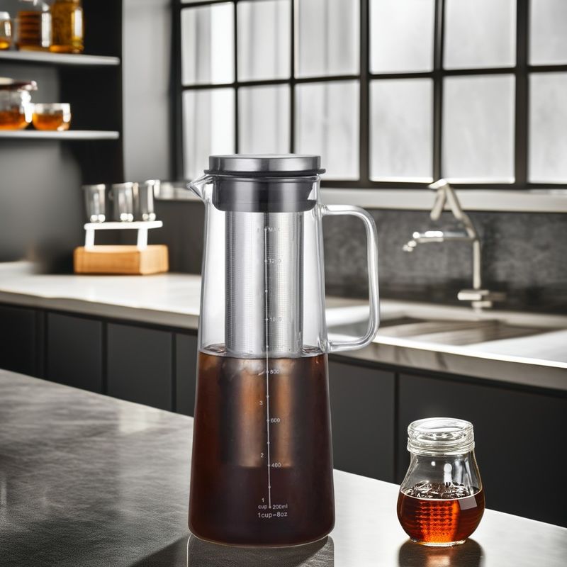 Bouteille d'eau en verre à borosilicate élevé de 1L/1.4L avec filtre en acier inoxydable durable