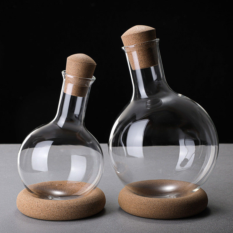 Dispenser de vin en verre borosilicate soufflé à la main pour le vin rouge