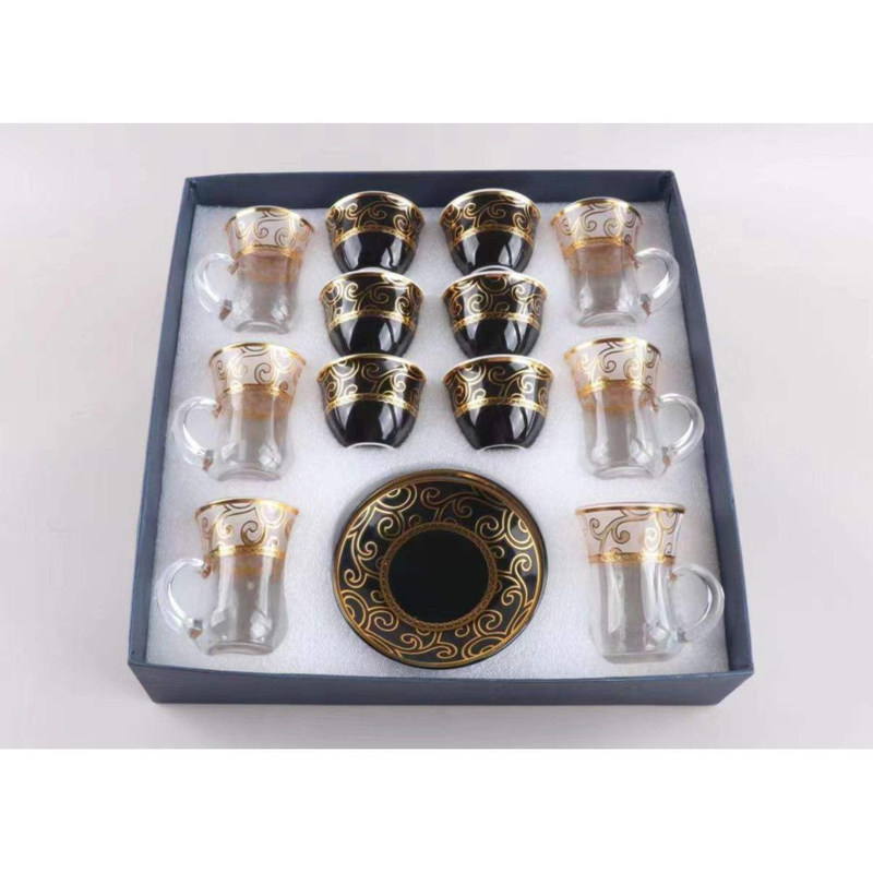 Ensembles de thé et de café en céramique avec tasse de théière et tasse de café